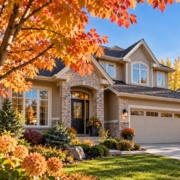 St. Albert home with autumn landscaping – best time to sell a house in St. Albert